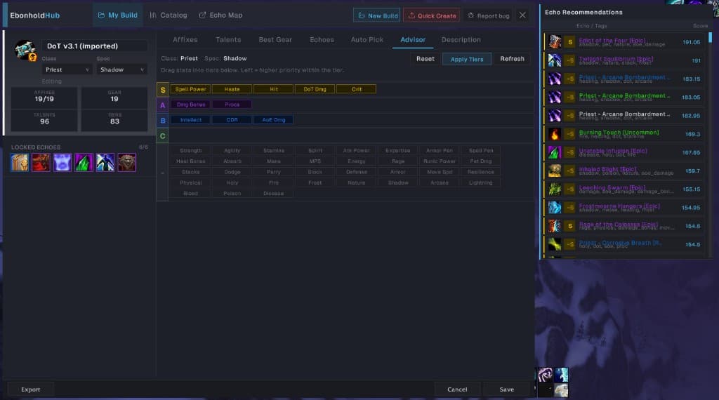 Echo Advisor