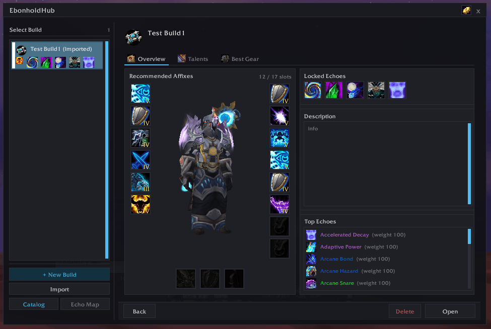 Build overview